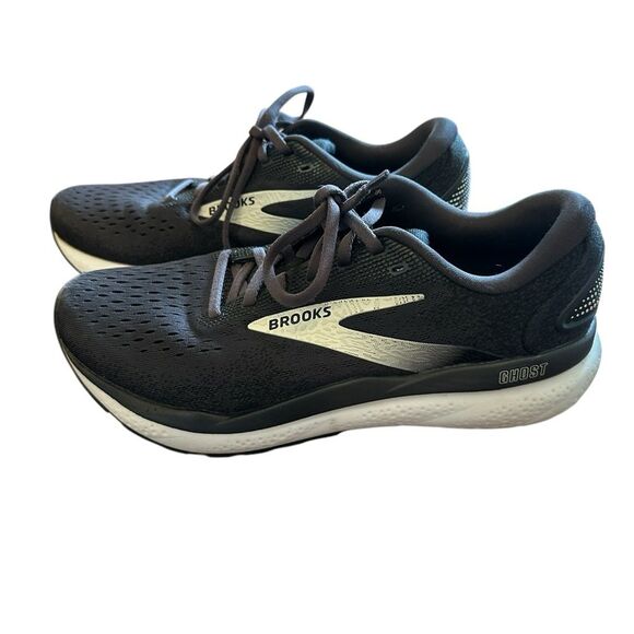 Brooks Men\'s Ghost 16 2E  Black/Gray/White Running Shoes Size 10 main image 5
